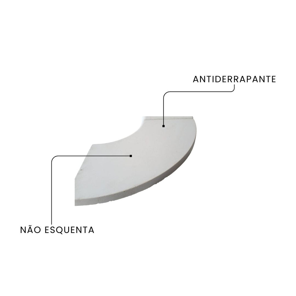 Canto para Borda Boleada - 49x20x2,5cm