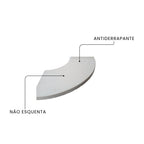 Canto para Borda Boleada - 49x20x2,5cm