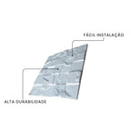 Revestimento 3D Mosaico 49x49x2,5