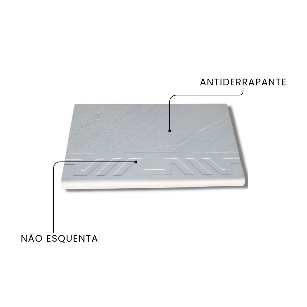 Borda de Piscina Boleada Atérmica Lux 46 x 30 x 2,5 Para Piscina -Rj
