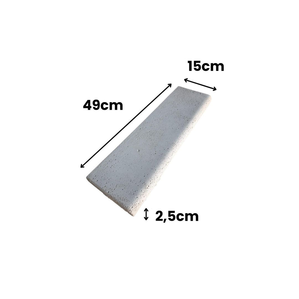 Borda de Piscina Boleada Atérmica 49x15x2,5 Rio