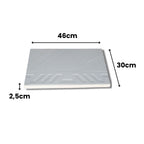 Borda de Piscina Boleada Atérmica Lux 46 x 30 x 2,5 Para Piscina -Rj