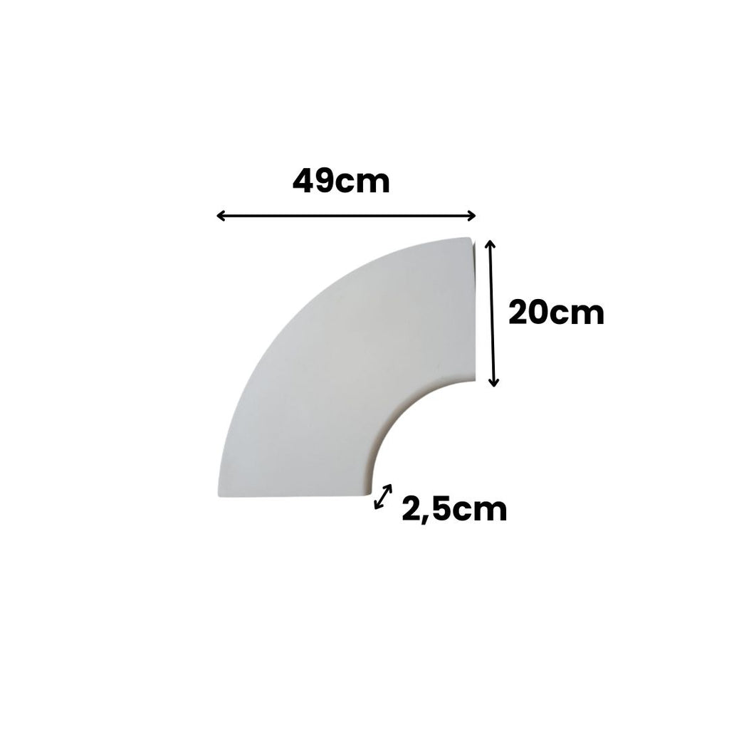 Canto para Borda Reta - 49x20x2,5cm