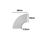 Canto para Borda Reta - 49x20x2,5cm
