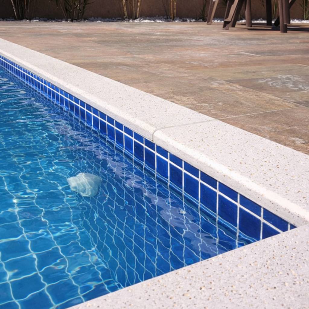 Borda de Piscina Grega Atérmica 49 x 20 x 2,0cm - Rj