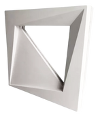 Cobogó Vazado Bandeira Dupla Face Branco 40x40cm