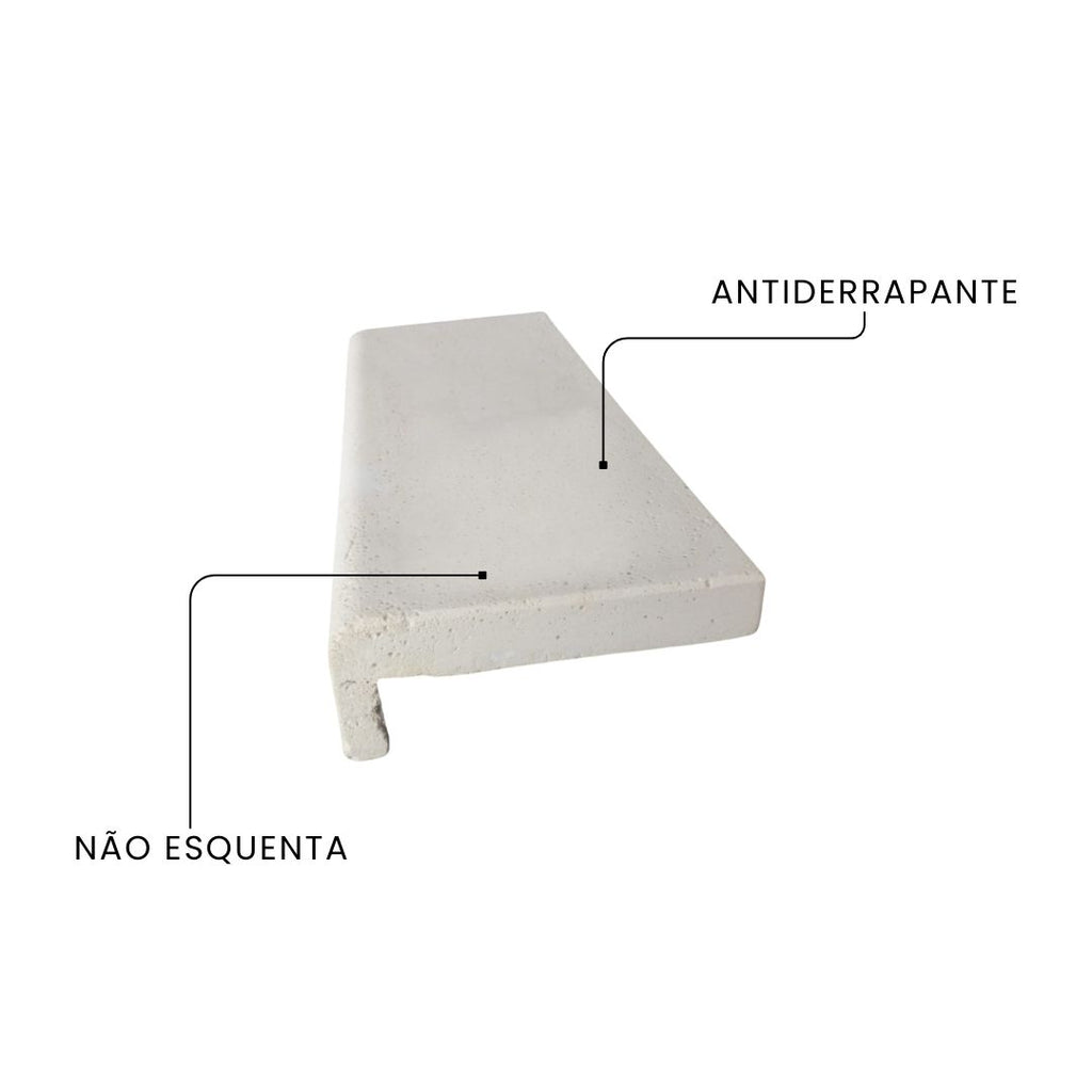 Borda de Piscina Grega Atérmica 49 x 20 x 2,0cm - Rj