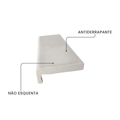 Borda de Piscina Grega Atérmica 49 x 20 x 2,0cm - Rj