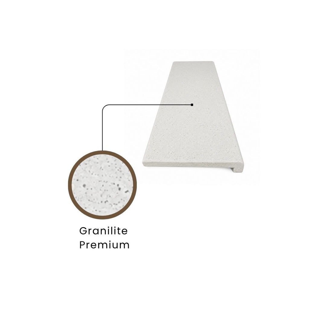 Borda Grega Granilite 49x20 Aba Curta e Longa