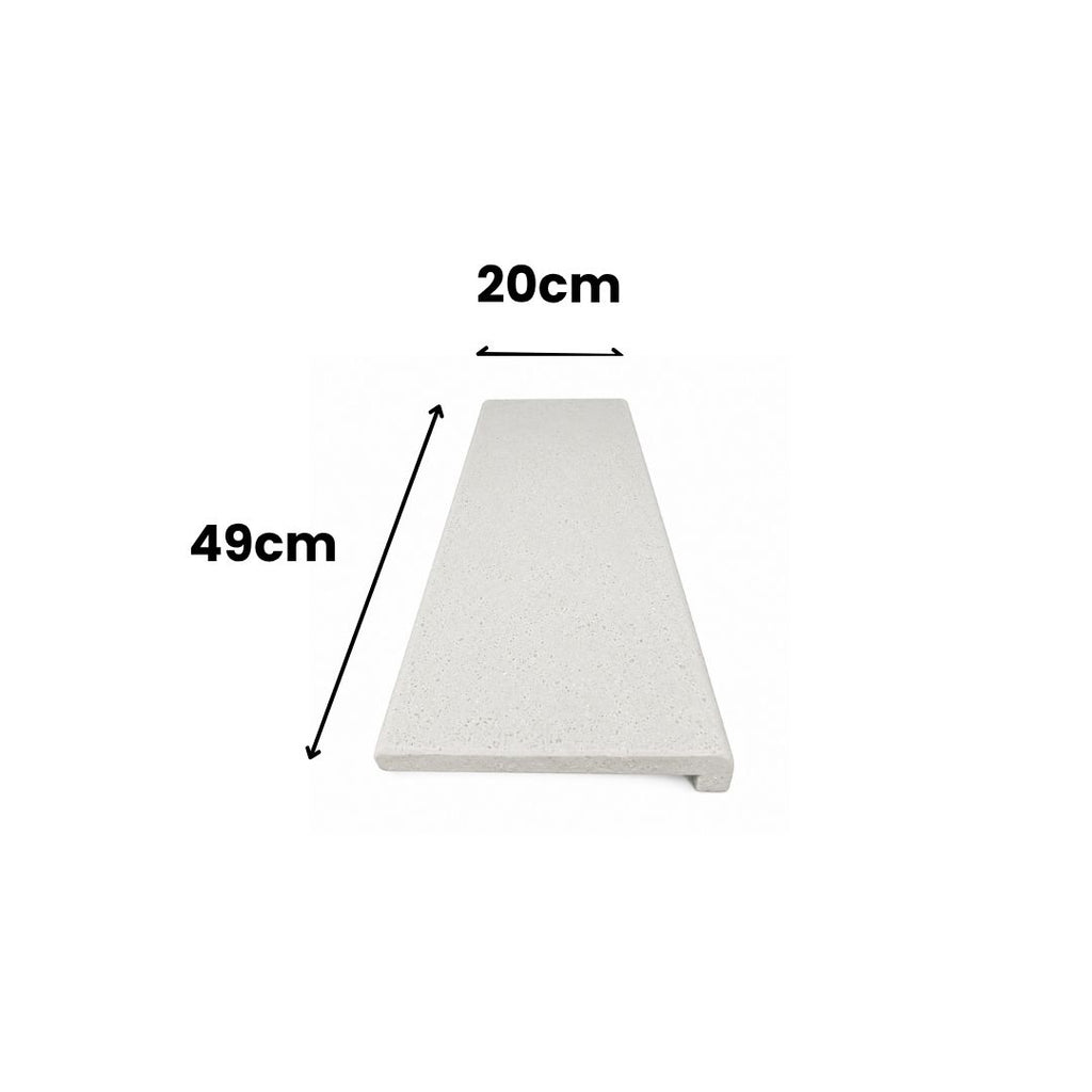 Borda Grega Granilite 49x20 Aba Curta e Longa