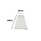 Borda Grega Granilite 49x20 Aba Curta e Longa