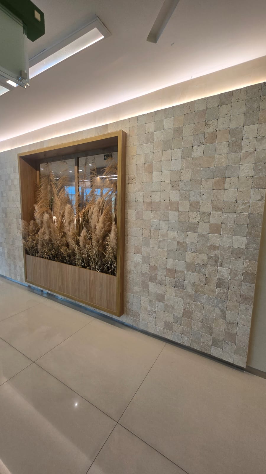 Revestimento Cimentício Mosaico Travertino 1x1