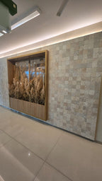 Revestimento Cimentício Mosaico Travertino 1x1