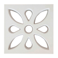 Cobogó Vazado Flor Branco 39x39x7cm